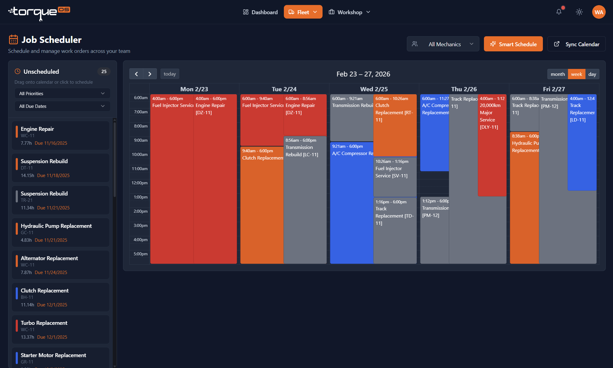 TorqueOS job scheduler